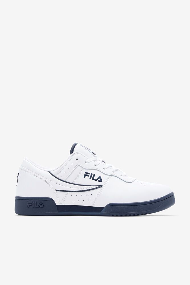 Fila Trainers Mens White Original Fitness - Ireland 69350-WBGR